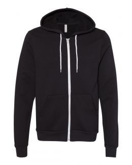 BELLA + CANVAS-Unisex Sponge Fleece Full-Zip Hoodie-3739